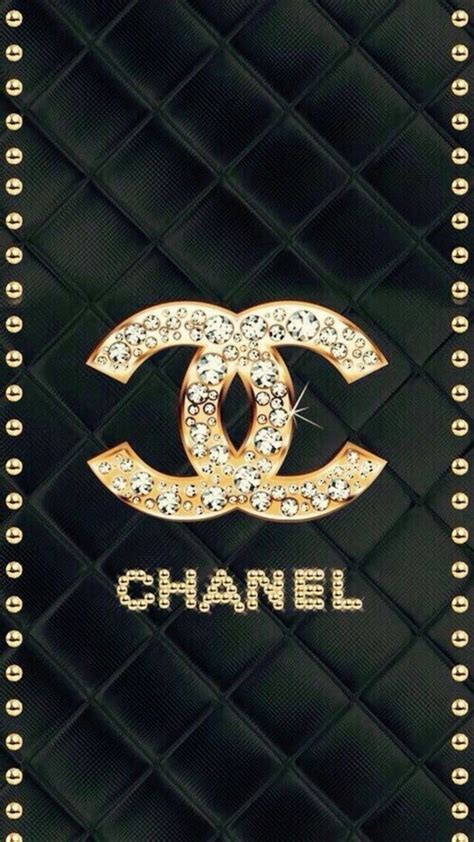 chanel wallpaper gold and black|chanel wallpaper for walls.